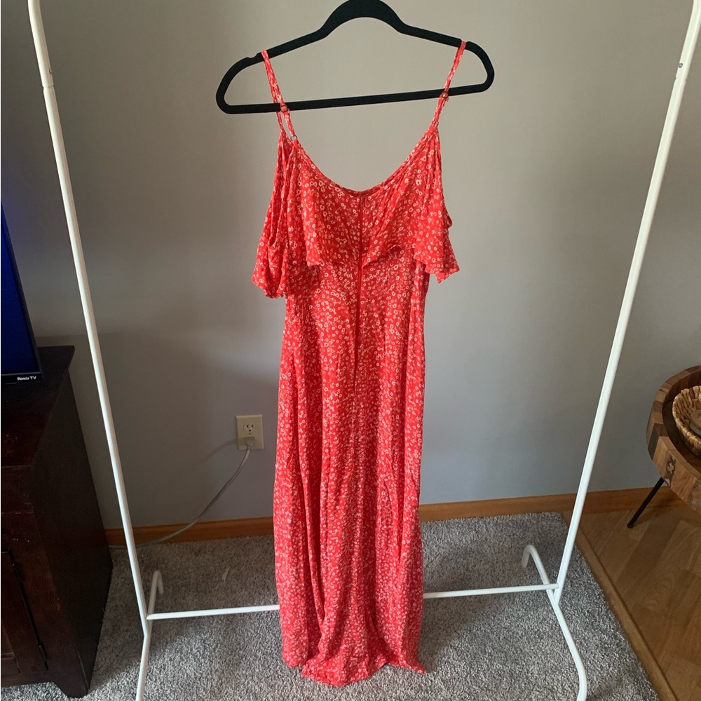 Floral high low dress